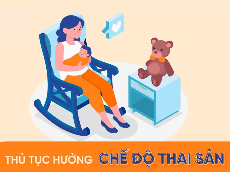 Thủ tục hưởng chế độ thai sản năm 2024