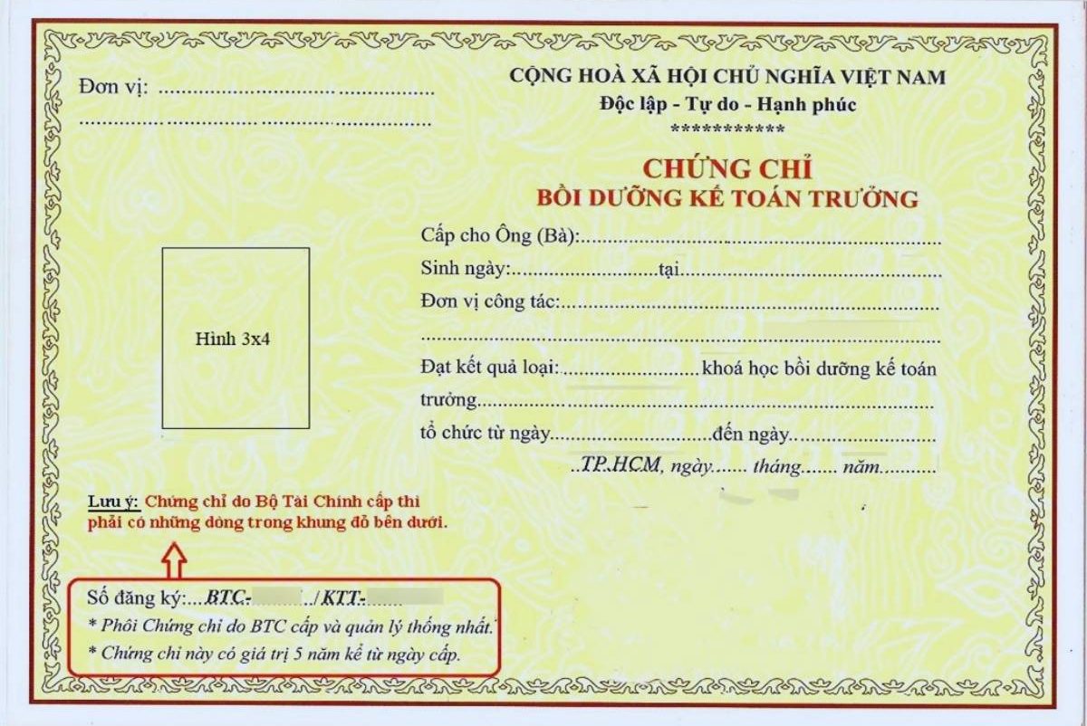 Điều Kiện Để Được Cấp Chứng Chỉ Kế Toán Trưởng Theo Quy Định Hiện Hành